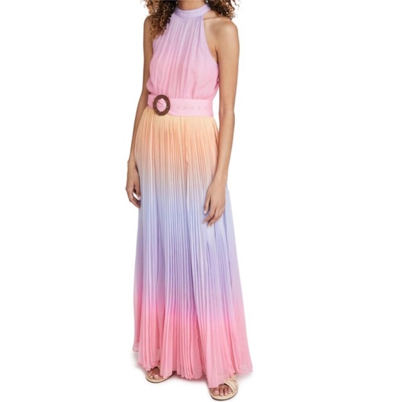 Rococo Sand Ombre Halter Dress - Picture 3 of 5